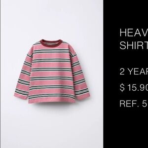 Striped Pink Kids Shirt
